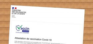 Attestation vaccin